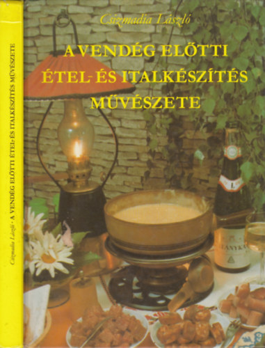 A vendég előtti étel- és italkészítés művészete című könyvünk borítója