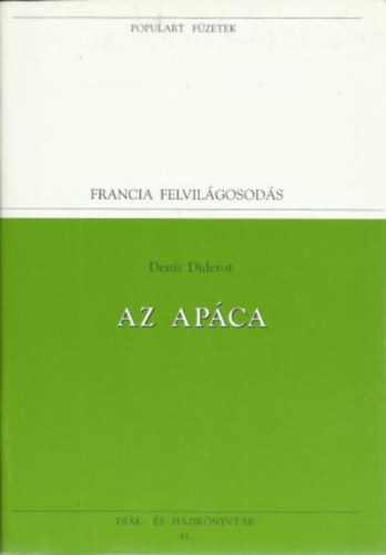 Az apáca (Populart füzetek) című könyvünk borítója