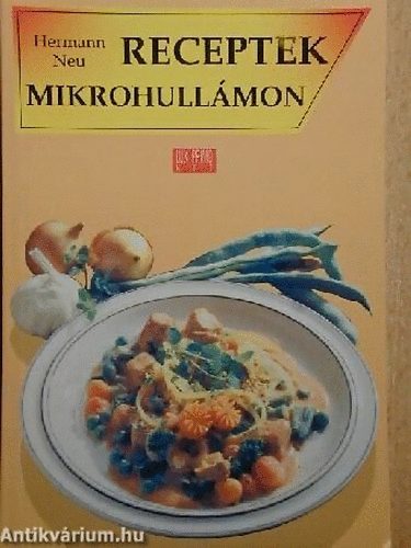 Receptek mikrohullámon című könyvünk borítója