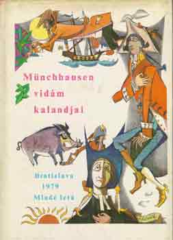 Münchhausen vidám kalandjai című könyvünk borítója