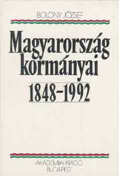 Magyarország kormányai 1848-1992