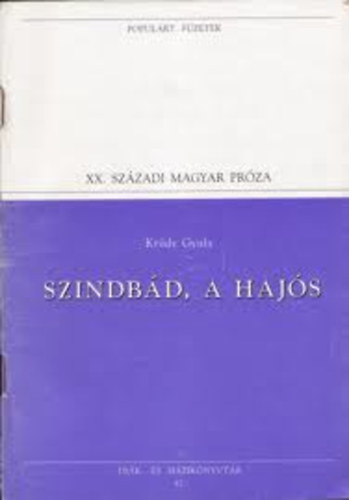 Szindbád, a hajós (Populart füzetek)