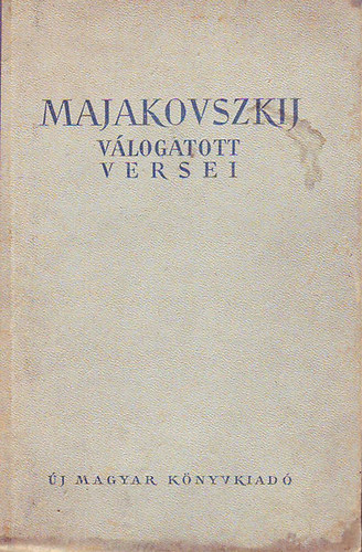majakovszkij válogatott versei