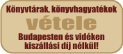 Könyvtárak, könyvhagyatékok vétele!